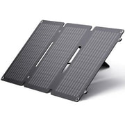 30W Solar Charger with Kickstand, BigBlue SolarPowa 30 ETFE Solar Panel Charger with DC, PD 20W USB-C and USB-A, IP65 Waterproof, Compatible with iPhone, Samsung, iPad, Small Power Station