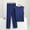 Blue, variant on Men's Sleeveless Vest Pajama Set Crewneck Tank Top with Wide Leg Long Pants Comfortable Loungewear Sleepwear 2 Piece for Men Big Size 3XL-6XL Navy
