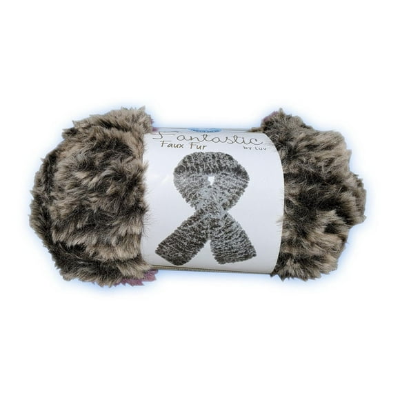 Fantastic Faux Fur Léopard Fil fantastique en fausse fourrure