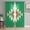 Green, variant on Sheer Curtains 45 Inch Length 2 Panels Set for Kitchen, Green Brown Boho Semi Sheer Curtains for Windows, Country Simple Abstract Ethnic Geometric Voile Window Treatments Rod Pocket Curtain