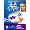 thumbnail image 1 of Mr. Clean Magic Eraser Ultra Foamy Multi Purpose Cleaner, Foaming Magic Eraser Sponge Multi Surface Cleaner, 5 Count, 1 of 6