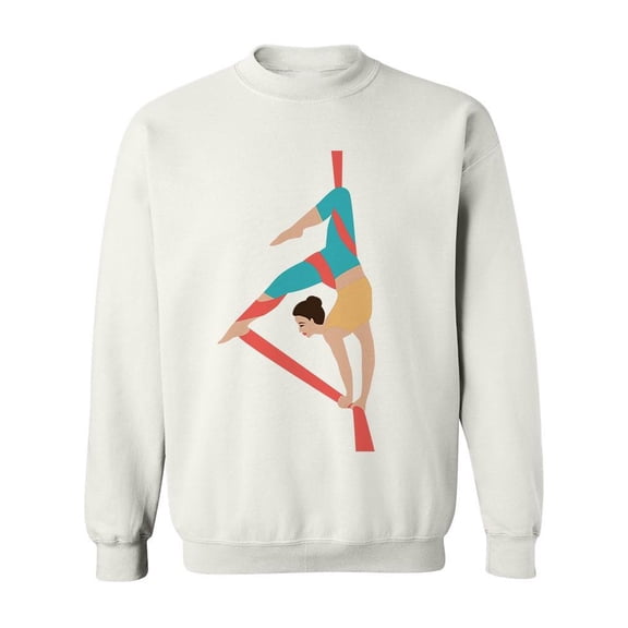 Aerial Acrobatics Woman Sweatshirt Women -Image by Shutterstock, Female XX-Large