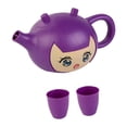 thumbnail image 2 of de tetera para niños, recuerdos de fiesta, único, aprendizaje, juego de simulación con tazas de té para regalo de cumpleaños para niños y niñas Violeta, 2 of 10