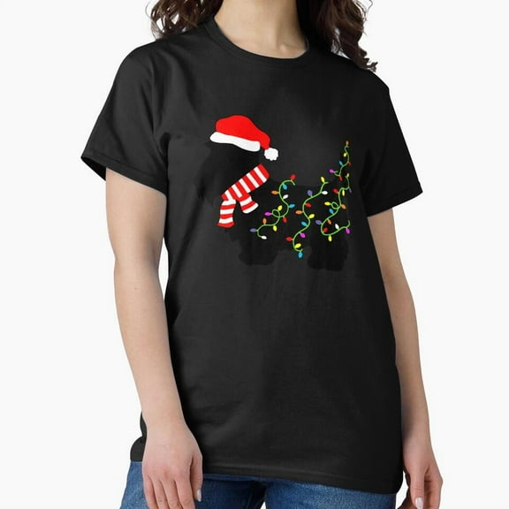 Christmas Scottie Dog With Lights Funny Scottish Terrier Pet Lover - Top Pick G18450 Unisex T-Shirt, Up to Size 5XL