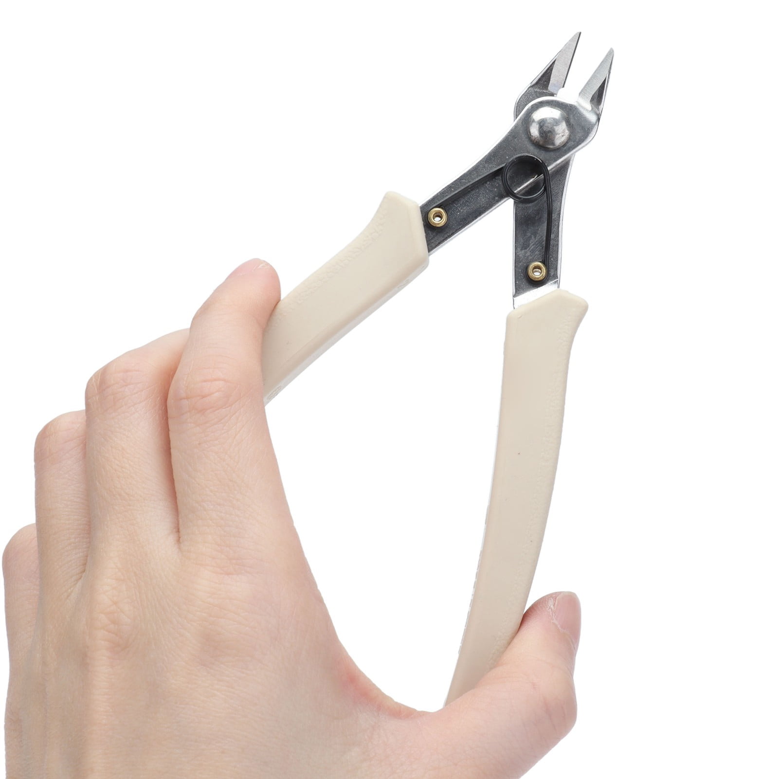 Domqga Wire Cutter,Nozzle Plier,SP‑23 Electronic Plier Mini Stainless