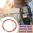 thumbnail image 2 of Unique Bargains 2 Pcs 600cm 20FT 33C/3300 Marine Boat Throttle Shift Control Cable Red with Fastening Head, 2 of 6