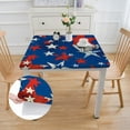 thumbnail image 2 of Awypu Stars Square Tablecloth Full Width Single-sided Printing 100% Polyester Fiber 52*52, 2 of 8