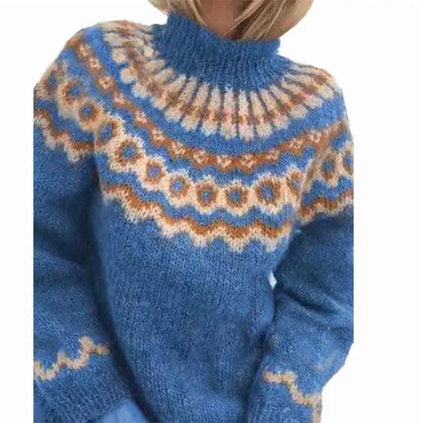 Pull tricoté à col roulé pour femme, haut en Crochet Y2k, manches longues, printemps automne hiver, Streetwear, Sueter Mujer