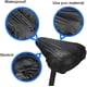 thumbnail image 4 of Funda impermeable para asiento de bicicleta 28*16 cm (tres piezas), funda para sillín de bicicleta a prueba de lluvia y polvo, funda protectora impermeable para asiento de bicicleta, 4 of 5