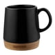 thumbnail image 2 of Paquete con 10 piezas de Taza cerámica mate con base bambú elegante 16 Oz negro 10 x 11, 2 of 3