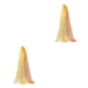 thumbnail image 2 of Minnieouse Mujer Universal Seasons Gradient Shawl Bufanda Bandana Bufandas Accesorio decorativo Casual Fiesta al aire libre Naranja Amarillo Naranja amarillo 2piezas, 2 of 6