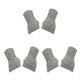 thumbnail image 1 of Jumpingount 1 par de guantes sin dedos, protectores de dedos con orificio para el pulgar, mitones de estilo de medio dedo, regalos de navidad, Type1 NO1, 1 of 6