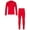 Red, variant on Zaldita Kids Thermal Underwear Set for Boys Girls Long Johns Base Layer Round Neck Tops with pants Blue 3-4