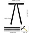 thumbnail image 2 of 24 Pcs Velvet Christmas Tree Bows Door Garland Decor Vintage Wreath Bow (3/8'' Wide, 5 * 7 inch), 2 of 9
