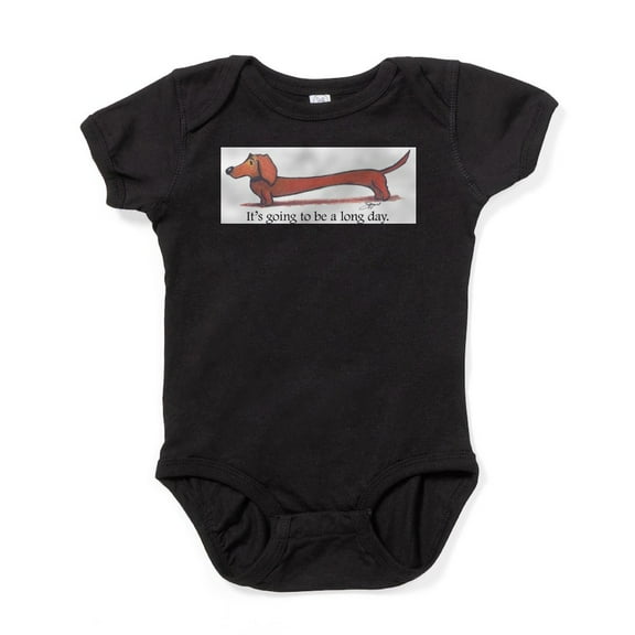 CafePress - Long Day Dachshund Body Suit - Cute Infant Bodysuit Baby Romper - Size Newborn - 24 Months