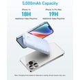 thumbnail image 3 of Banco de energía, batería magnética 321 (PowerCore Magnetic 5K), cargador portátil inalámbrico magnético de 5000 mAh, compatible con iPhone 14/14 Pro / 14 Plus, 3 of 4