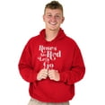 thumbnail image 4 of Roses Are Red Go To Bed Funny Poem Hoodie Hooded Sweatshirt Men Brisco Brands M, 4 of 6