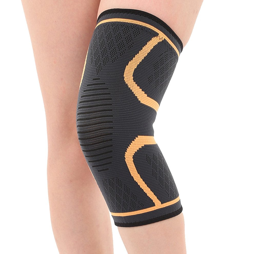 Sports Knee Pads Three-color Elastic Non-slip Warm Nylon Knit