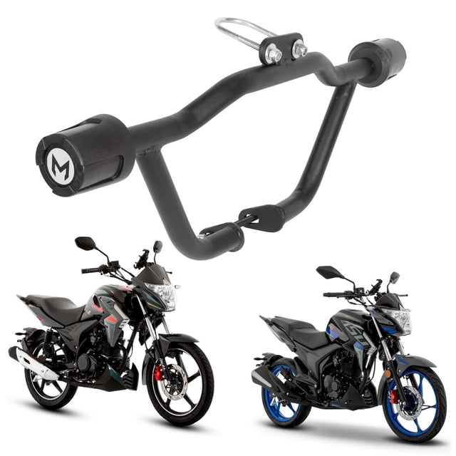Slider Protector Mach para moto 125Z 150Z negro M