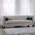 thumbnail image 2 of Furniture of America Youngquist Transitional Fabric Upholstered Sofa in Gray, 2 of 7