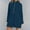 Navy, variant on UTSJKR Half Zip Pullover Women Cute Oversized Mock Neck Sweatshirt Side Split Tunic Sweatshirt Spring Fleece Pullover with Pockets Pink M