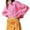 Hot Pink, variant on RYRJJ Women Crewneck Cropped Sweaters Drop Long Sleeve Trendy Fall Oversized Side Slit Ribbed Knit Pullover Sweater Top(Hot Pink,S)