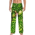 thumbnail image 2 of Picia Cactus And Succulents Mens Soft Woven Cotton Elastic Waistband Sleep Pajama Pant Lounge Sleep Pant With Pockets And Drawstring-X-Large, 2 of 9