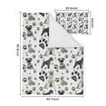 thumbnail image 5 of Schnauzer Dogs with Paw Duvet Cover and Pillowcase Set for Single Bedding, Bedroom Accessories for Kids Teens, 5 of 5