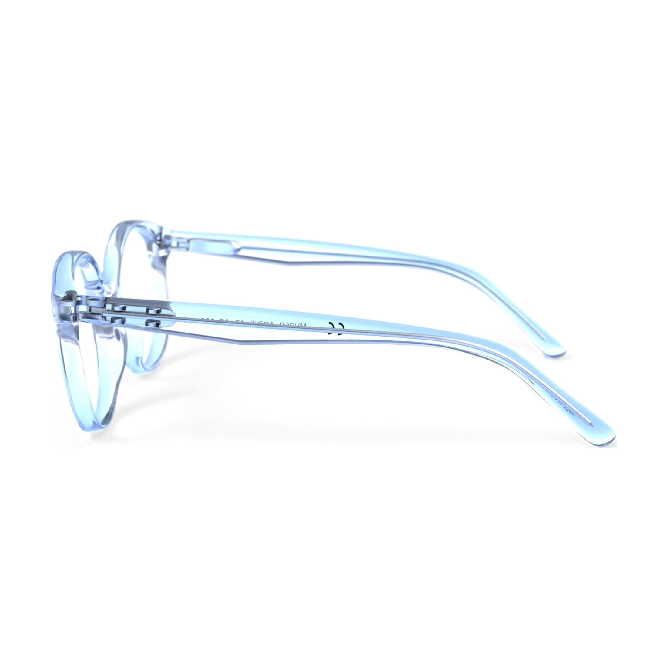 Youth Addie Prescription-Ready Eyeglass Frames with Case, Crystal Clear