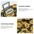 thumbnail image 4 of Travel Luggage Cover Protector - Vintage Black Plaid Sunflower Anti-Scratch Suitcase Covers Fits 18-32 Inch Luggage, 4 of 5
