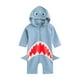 thumbnail image 2 of Traje de baño de tiburón CUTICAT con sombrero Rashguard 3XL, 2 of 8