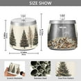 thumbnail image 2 of Yayeee Ashtray with Lid for Cigarette Smokeless Stainless Steel Home Ash Holder, Hand Drawn Christmas Stars, 2 of 7