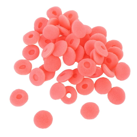 50 Pcs Coussinets de Rechange en Mousse Douce pour Écouteurs, Compatibles Diamètre 15mm, Coussinets Protecteurs pour MP3 MP4 Tablettes Écouteurs