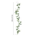 thumbnail image 3 of Decoración del hogar, decoración de habitaciones, rosas artificiales, flores de seda, flores artificiales para colgar en la pared, flores de techo, decoración para el hogar y fiestas, flores de ratán, 3 of 6