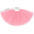 thumbnail image 3 of Youth Tulle Tutu 3 Layered Princess Mini Skirt for Ballet, Dress Up Costume Party, Running, 3 of 4