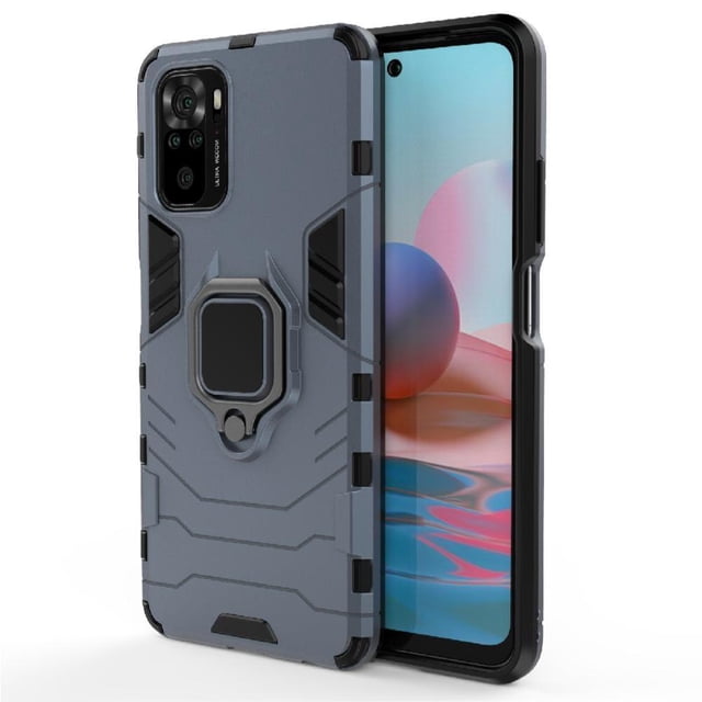Funda para Xiaomi POCO M5S 4G con Soporte Anillo Giratorio 360° y Protección Resistente a Golpes y Caídas