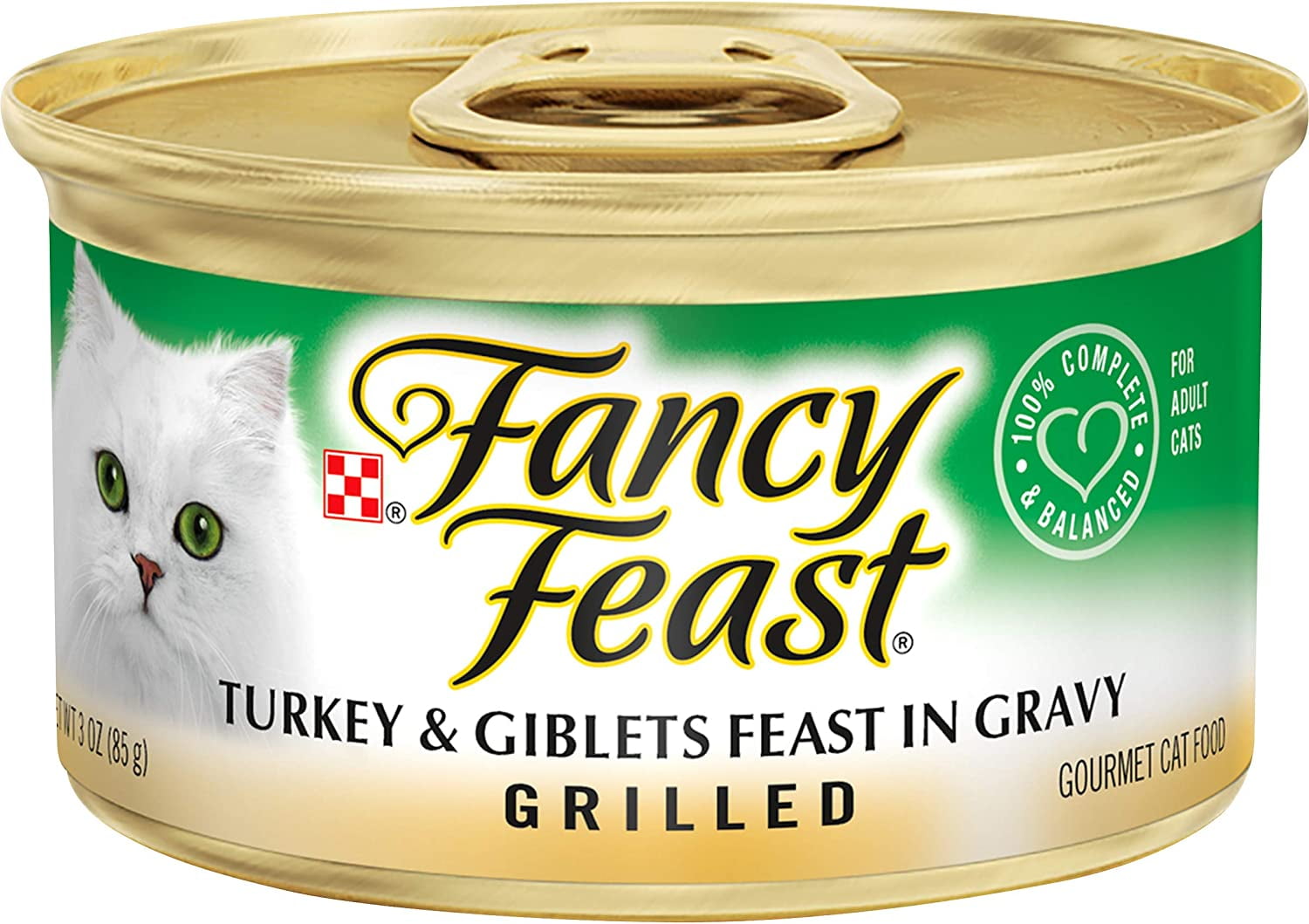 Fancy Feast Grilled Turkey & Giblets Feast in Gravy Adult Wet Cat Food