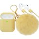 thumbnail image 1 of Funda para Airpod, funda de silicona con llavero de bola de piel compatible con Apple Airpods 2/1 Xemadio HMHZ319-3, 1 of 7