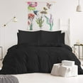 thumbnail image 2 of 800 Thread Count 100% Egyptian Cotton 5 Piece Duvet Set with Zipper Closure & Corner 5 Pc Duvet Set Solid Pattern, 2 of 4