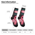 thumbnail image 2 of Balery Ribbon With Angel Wings Calcetas Largas con Estampado para Hombre y Mujer – Suaves y Transpirables, Talla Única (US 5-11), 2 of 6