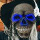 thumbnail image 5 of Cubierta De Cara Brillante De Esqueleto De Halloween, Accesorios De Cosplay, Cubierta De Cara De Látex Para Carnaval De Pascua, Mascarada Minnieouse HA037243-00, 5 of 6