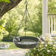 thumbnail image 2 of Hanging Bird Bath Feeder for Outdoors,Bird Feeder Hanging Bird Feeder Tray Charm to Your Garden 2 in 1, 2 of 7