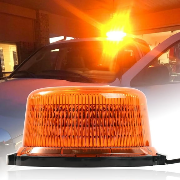 AUTOXBERT LED Beacon Flashing Lights Magnetic Strobe Emergency Warning Light Lamp 12-80V