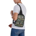 thumbnail image 5 of Rocae Flamingos And Palm Leaves for Lightweight Chest Bag Dual Pocket, Waterproof Crossbody Sling Bag for Men and Women, 5 of 8