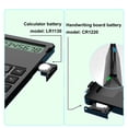 thumbnail image 6 of Smart Handwritable Calculator,5 Inches Portable Flip-top Calculators with One-touch Erase Function Screen, Mini Multi-function 12-digit Display Calculator with One Free Stylus, Graphite Black, 6 of 7