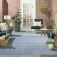 thumbnail image 5 of Nourison Essentials Indoor/Outdoor Blue/Grey 10' x 14' Area Rug, (10x14), 5 of 11