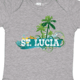 thumbnail image 4 of Inktastic St Lucia Vacation Cruise Trip Boys or Girls Baby Bodysuit, 4 of 5