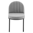 thumbnail image 6 of Modway Isla 18" Fabric Tufted Dining Side Chair in Black/Gray (Set of 2), 6 of 7