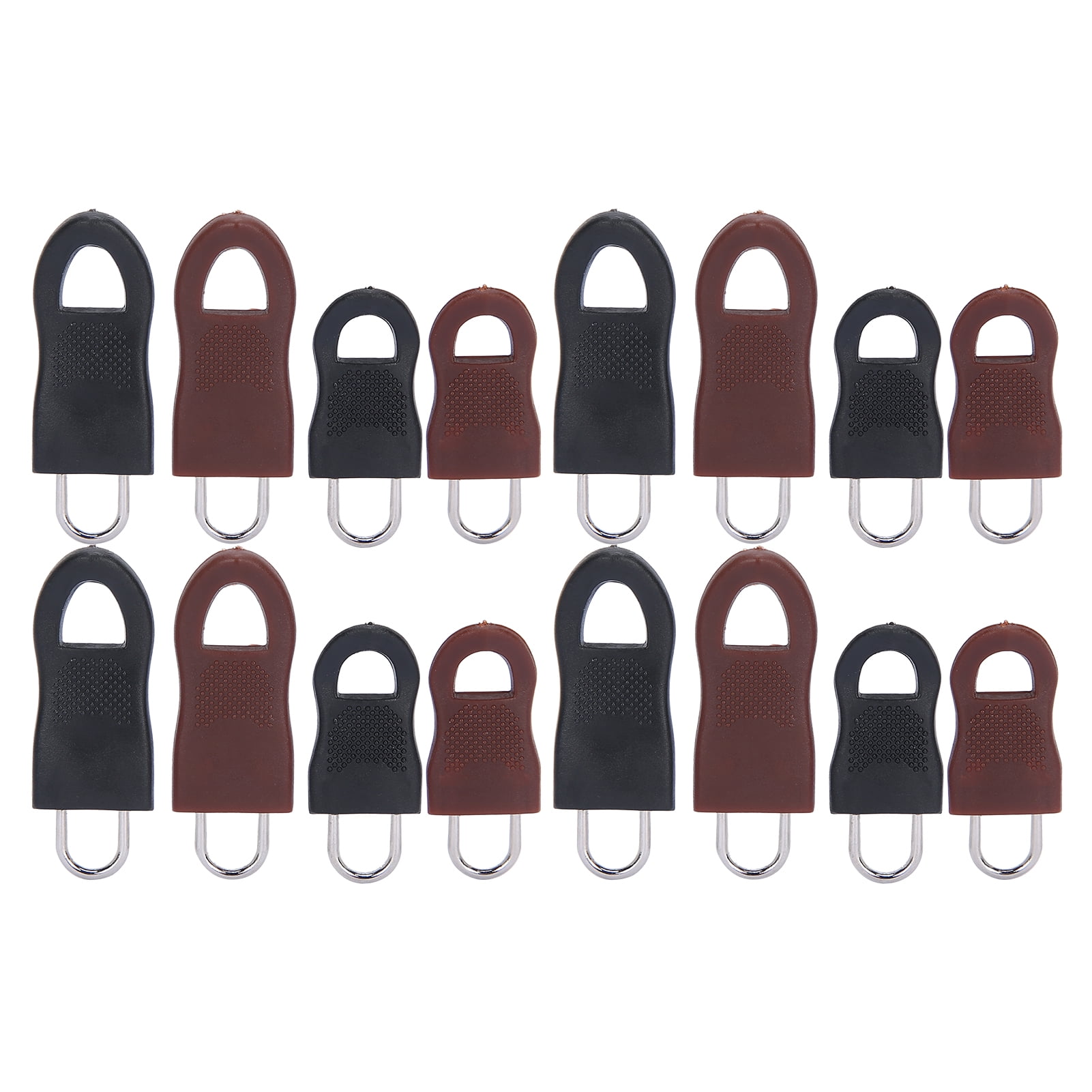 Universal Zipper Pull Luggage Heavy Duty Zipper Alloy Rubber Fixer Tab