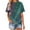 Green, variant on Summer Tops for Women 2026 Trendy Corset Women Blouses Tshirts Shirts Graphic Vintage Basic Fitted Tees Set for Women Golf